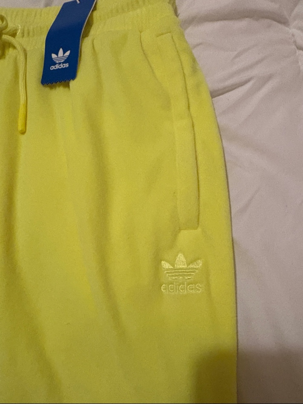 Adidas Jeremy Scott neon Cropped Zip Bra Jacket and Matching Skirt Set - Picture 12 of 16
